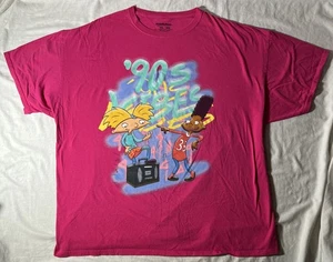 Hey Arnold '90s Vibes Pink T-Shirt Women’s Size 3XL *FREE SHIPPING* - Picture 1 of 4