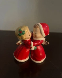 Vintage Weihnachtsengel Figuren Set Streuer - Bild 1 von 10