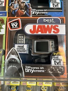 Tiny TV Classics JAWS Edition Best Clips Real Mini Television - Picture 1 of 1