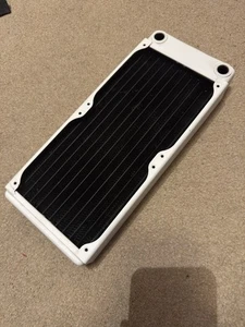 XSPC EX240mm Dual Fan Radiator - White - Picture 1 of 5