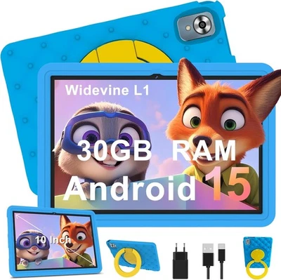 10,1 Zoll Android 15 Tablet – 30 GB RAM, 64 GB Speicher, WLAN 6 - Bild 1 von 4