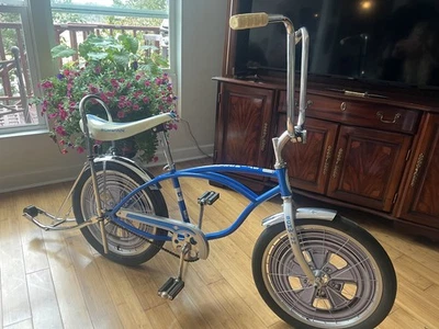 Bicycle WHEELIE BAR with Black Wheel fits sissy bar bikes minibike muscle bike  - Image 1 of 4