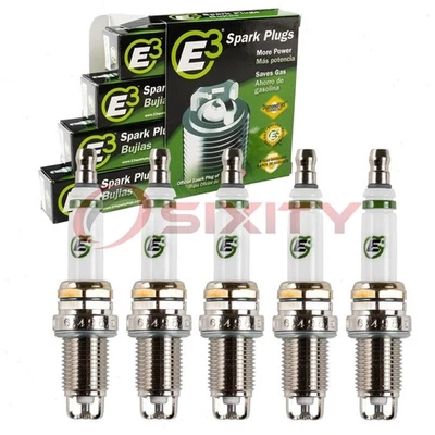Velas de ignição 5 peças E3 para 2003-2006 Volvo XC90 2.5L L5 fio de ignição secundário a - Imagem 1 de 4
