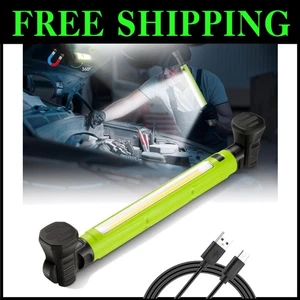 Rechargeable 3000LM Work Light with Hooks - Ideal for Mechanics & Outdoors - Picture 1 of 10