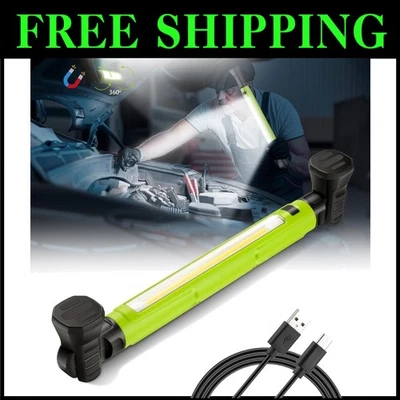 Rechargeable 3000LM Work Light with Hooks - Ideal for Mechanics & Outdoors - Image 1 of 4