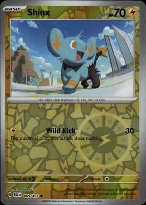 Shinx - Reverse Holo Common SV02: Paldea Evolved 069/193 NM - Image 1 of 2