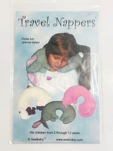 Sew Baby Travel Neck Napper Pillows Cat Lamb Bunny F853 Sewing Pattern - Picture 1 of 3