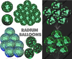12" Glow in the dark Luftballons Radium Disco Mottoparty Geburtstag Deko Balo - Bild 1 von 11
