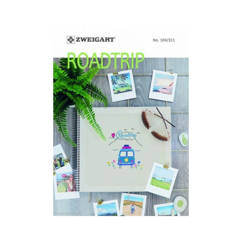 Zweigart pattern book 104 / 311 Roadtrip- for cross stitch  16 pages  - Image 1 of 1