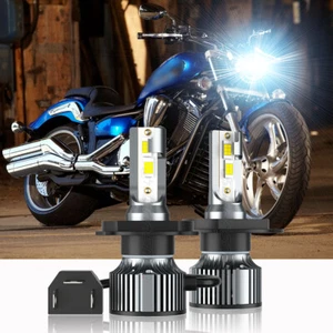 High Power HID LED Headlight H4 Bulb for Yamaha Stryker 2011-2017 Lights Bulbs - Picture 1 of 12