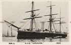 Royal Navy RP Postcard. HMS "Curacoa" Comus-class corvette. Perkins. 1897 