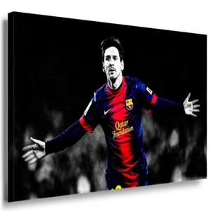 Lionel Messi Leinwandbild AK ART Bilder Mehrfarbig Wandbild Barsa FC Barcelona - Bild 1 von 1