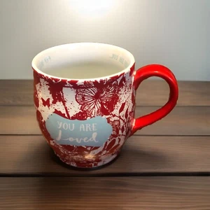 Lighthouse Christian Products “You are Loved” Coffee Mug Isaiah 43:4 Floral - Picture 1 of 9