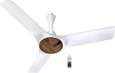 Havells 1200mm (47") BLDC Motor Ceiling Fan with Remote 220V (Wood Pearl White) - Image 1 of 4
