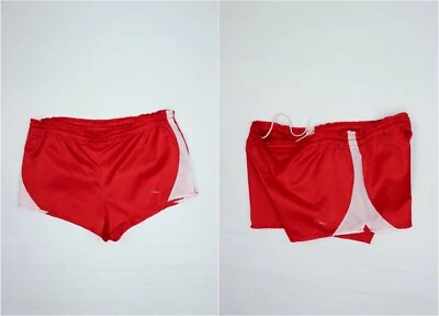 Puma by Allround Vintage 70s 80s Red Nylon Running Shorts - Image 1 of 4