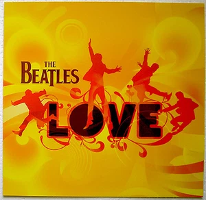 BEATLES, THE, Love promo poster FLAT 12x12 inches Apple Logo George Martin Giles - Bild 1 von 2