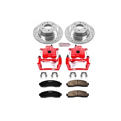 PowerStop Disc Brake Kit - Rear - Fits Buick Rainier 2004-2007, Chevrolet SSR 20 — 第 1/4 张图片