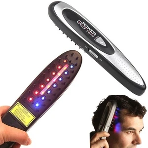SPAZZOLA TRATTAMENTO LASER ANTI CADUTA CAPELLI PETTINE SET COMBO UOMO DONNA - Foto 1 di 1