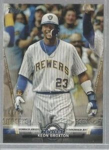 2018 Topps Salute Series 2 Gold #S31 Keon Broxton (ref34828) - Picture 1 of 1