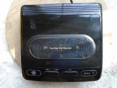 Vintage Tested Working GE Two-Way VHS Rewinder Very Nice Foto 1 de 4