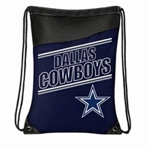 NFL Dallas Cowboys Incline Drawstring Lightweight Backpack Backsack - Picture 1 of 1