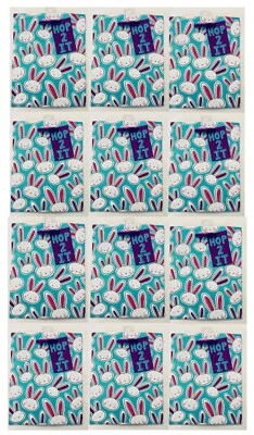 PACK 12 bolsas de regalo de Pascua pequeñas 9” x 7 NUEVAS Foto 1 de 3