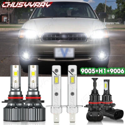 Faro LED de haz alto/bajo para Subaru Outback 2000-2004 6x 6000K + bombillas antiniebla Foto 1 de 4