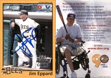 Jim Eppard Signed 2010 DAV Minor/Independent/Summer Leagues #357 Card Auto AU