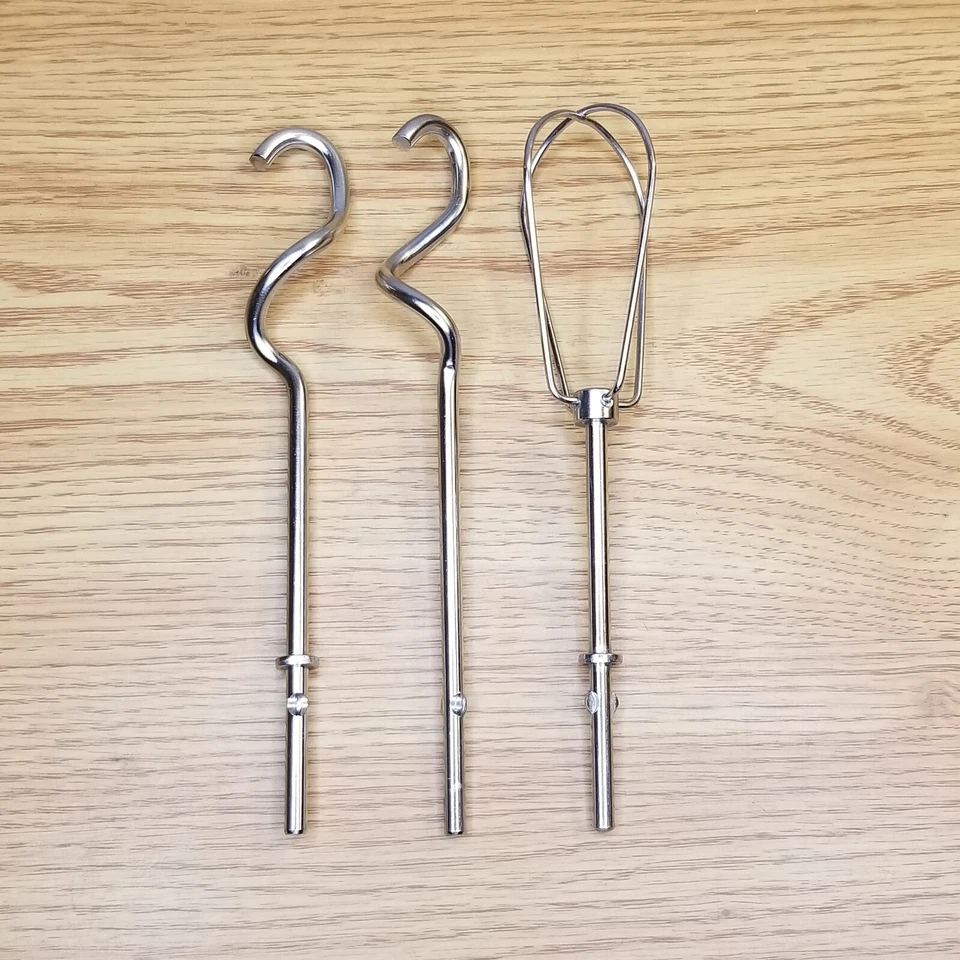 Kitchenaid Batidora de Mano Ganchos para Masa Batidor KHM3 KHM5AP KHM5Q Repuestos Foto 1 de 3