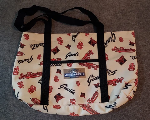 San Francisco Giants Mother's Day Tote Bag SGA  SF Ghirardelli - Great Condition Cover