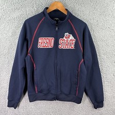 Fresno State Bulldogs Jacket Womens Size S Blue Full Zip