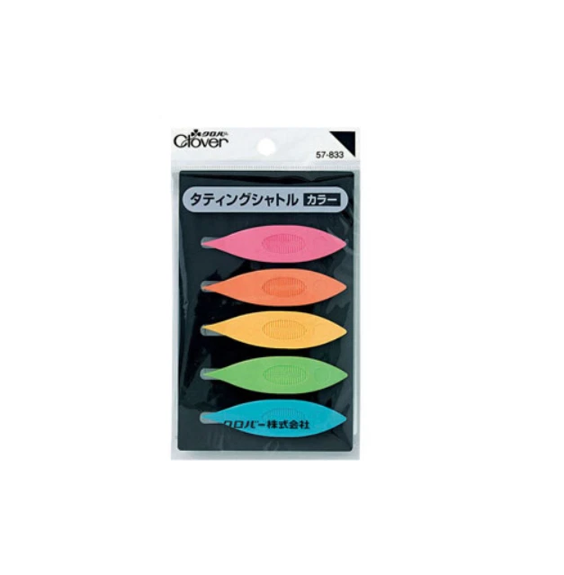Outil de dentelure Clover Tating Shuttle COLOR 57-833 5 pièces JAPON