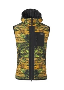 BURBERRY Camouflage Print Packaway Hooded Puffer Gilet Medium Mens M RRP £890 - Picture 1 of 1