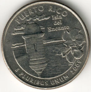 USA - 2009D - Washington ¼ $ - Puerto Rico - Low Mintage - #15624 - Picture 1 of 2
