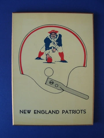 NEW ENGLAND PATRIOTS Kentucky Art Vintage NFL Football Wood Plaque Decor 5x7 Cover