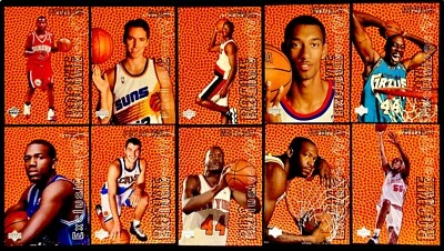 1996 UPPER DECK ROOKIE EXCLUSIVES 10 EXCLUSIVO LOTE DE INSERÇÃO NM/MT-IVERSON/NASH-LOOK! - Imagem 1 de 2
