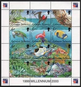Islas Salomón 1999 - Mi-Nr. 983-994 ** - Estampillada sin montar o nunca montada - Fauna - Imagen 1 de 1