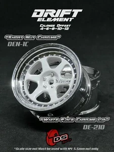 DS Racing Drift Elements 2 RC Wheel Set, 2pcs, Performance RC Drift - DE-210 - Picture 1 of 2
