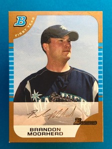 2005 Bowman Gold Brandon Moorhead #266