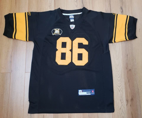 Mens Size 50 HINES WARD 75th Anniversary Steelers Stitched Jersey Cover