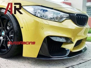 CARBON FIBER For BMW 2015+ F80 M3 F82 F83 M4 FRONT BUMPER EYELIDS COVER CF - Picture 1 of 2