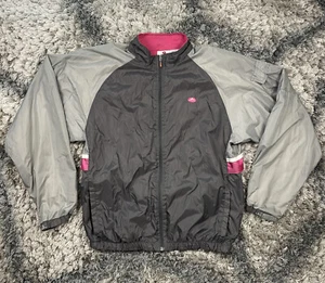 Vintage Hanes Sport Windbreaker Zip Jacket Women Size Small Girls Size 14-16 - Picture 1 of 9