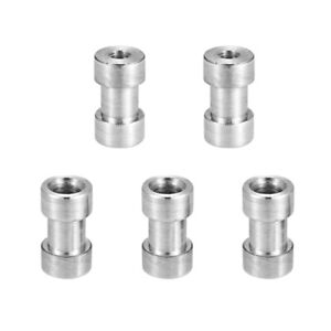 5pcs 1/4"-20 and 3/8"-16 Female Spigot Screw Threaded Adapter for Camera H7X8