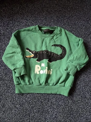 Mini Rodini Scandi Krokodil Sweatshirt Pullover grün 92 98 18 Monate 2 3 Jahre - Bild 1 von 3