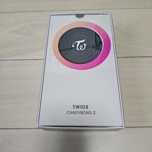 DOS VECES Candybong Z Light Stick Oficial Fan Concierto Pluma con Correa Blanco Gris - Imagen 1 de 2