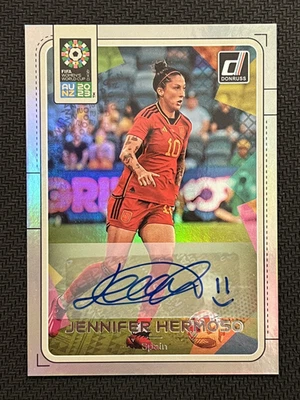 Donruss Copa Mundial Femenina de la FIFA 2023 Jenni Jenni Hermoso #217 Plateado Automático Foto 1 de 2