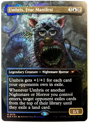 MTG Umbris, Fear Manifest (Confetti Foil) Secret Lair x Furby 2339 NM - Image 1 of 4