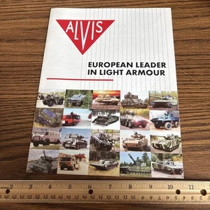 Folleto Trazador MRAV Tanque Militar Armadura Ligera Sistemas de Defensa Alvis de Colección - Imagen 1 de 4