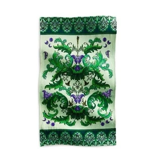 Vera Bradley Wicked Plush Throw Blanket WICKEDLY BEAUTIFUL LIGHT Green/Purple - Picture 1 of 5