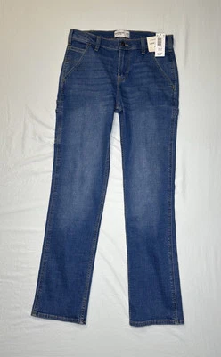 Pantalones de mezclilla sueltos Abercrombie para niños talla 15/16 carga regular  Foto 1 de 4